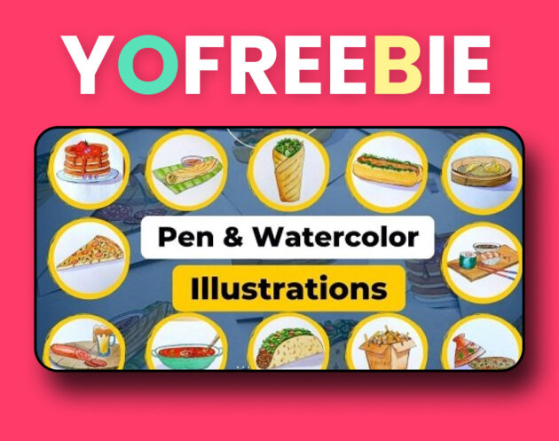 Pen & Watercolor Illustration: Beginner’s Approach to Paint Foods Around the World