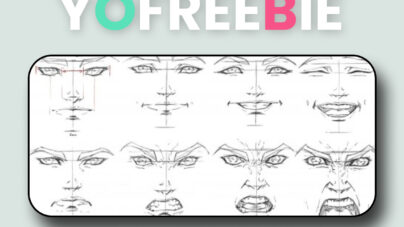 How To Draw Heads & Faces: Drawing Facial Expressions To Convey Feelings & Emotions