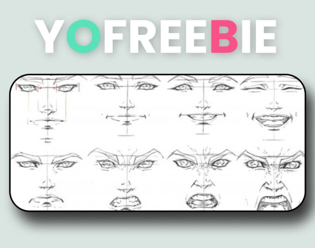 How To Draw Heads & Faces: Drawing Facial Expressions To Convey Feelings & Emotions