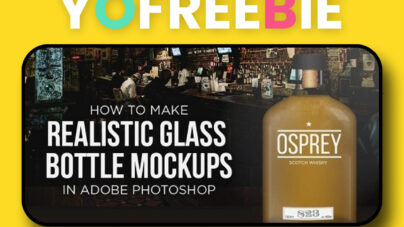 How to Create a Realistic Glass Bottle Mockup in Adobe Photoshop