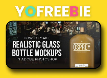 How to Create a Realistic Glass Bottle Mockup in Adobe Photoshop