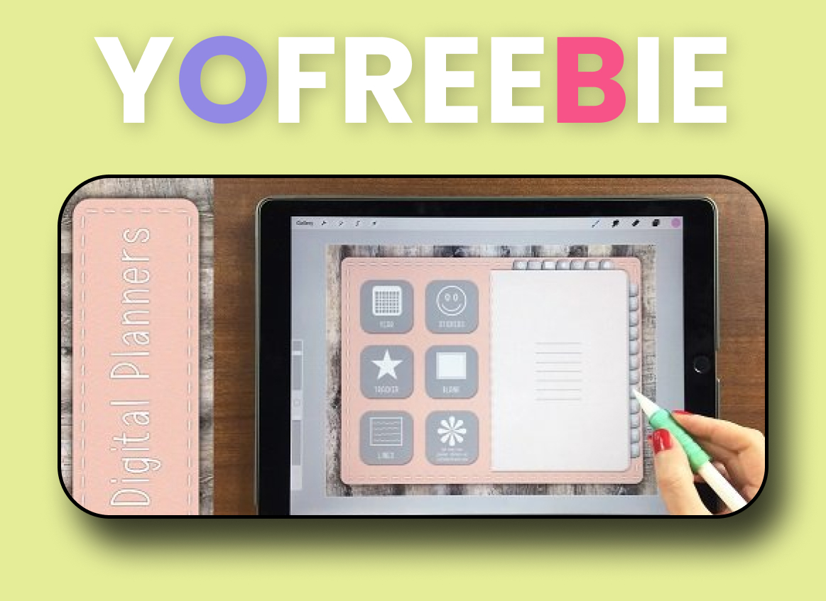 Design a Digital Planner on Your iPad in Procreate: Buttons, Stickers, Textures, & Tabs